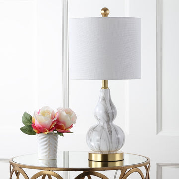 Anya 20.5" Mini Glass LED Table Lamp